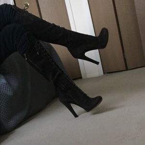 Gianni Bravo Leather Lace Up Boots